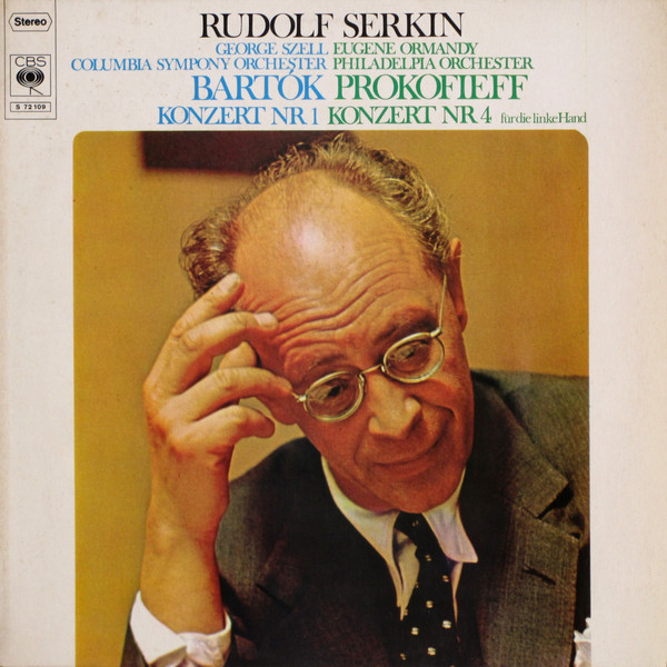last ned album Download Rudolf Serkin Bartók, Prokofiev - Concerto No 1 Concerto No 4 For The Left Hand album