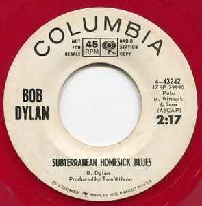 Bob Dylan – Like A Rolling Stone (1965, Red, Vinyl) - Discogs