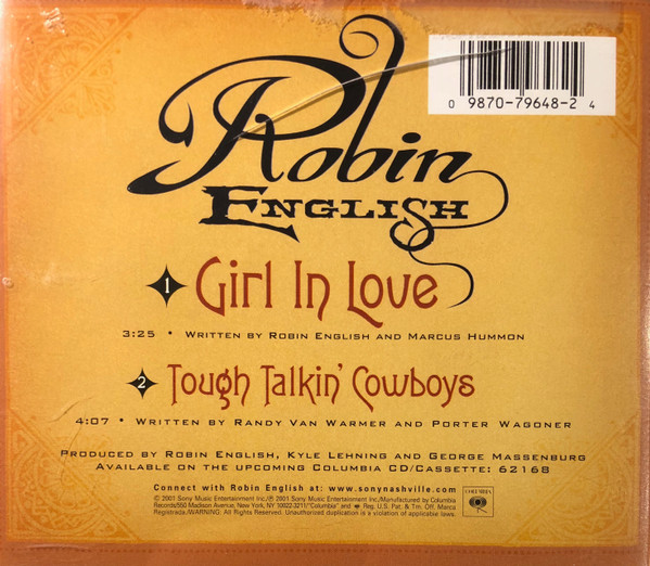 last ned album Robin English - Girl In Love