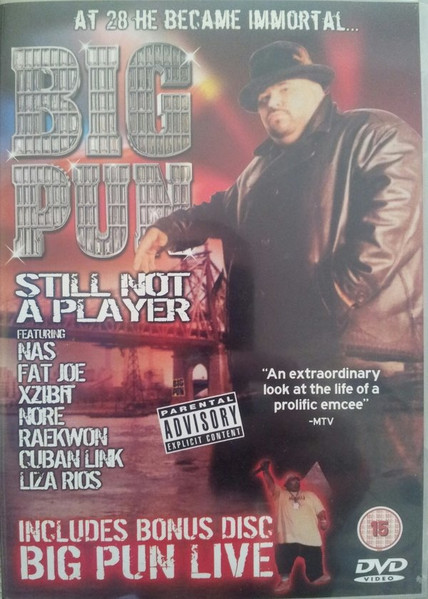 Big Pun – Still Not A Player (2003, DVD) - Discogs