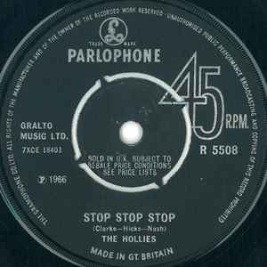 The Hollies - Stop Stop Stop | Releases | Discogs