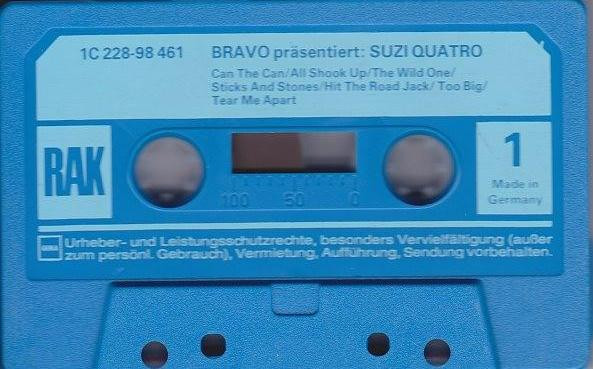télécharger l'album Suzi Quatro - BRAVO Präsentiert Suzi Quatro