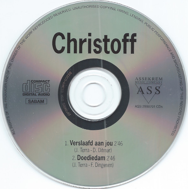 last ned album Christoff - Verslaafd Aan Jou