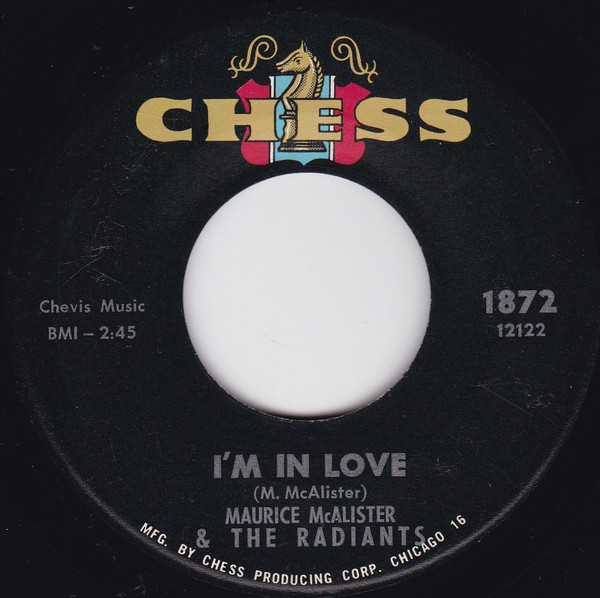 Maurice Mcalister And The Radiants Im In Love Shy Guy Releases Discogs 