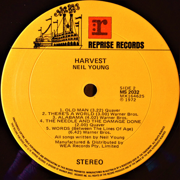 Neil Young - Harvest | Reprise Records (MS 2032) - 5