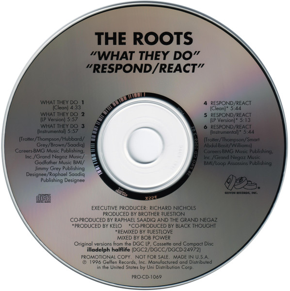 The Roots - What They Do | Releases | Discogs