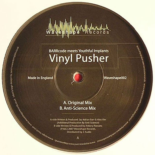 desinfektionsmiddel sagtmodighed Fuld Barrcode Meets Youthful Implants – Vinyl Pusher (2007, Vinyl) - Discogs