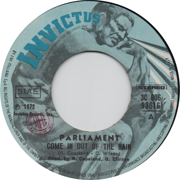 Parliament – Come In Out Of The Rain (1972, Vinyl) - Discogs