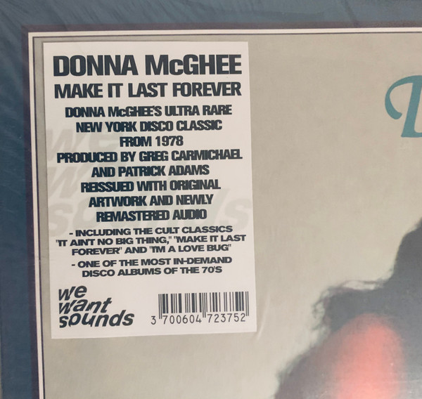 Donna McGhee - Make It Last Forever | Releases | Discogs