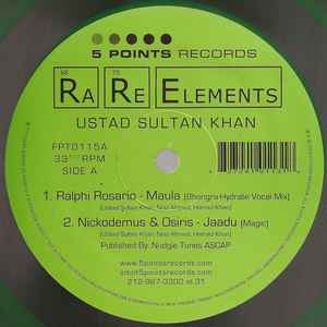 Ustad Sultan Khan - Rare Elements EP album cover