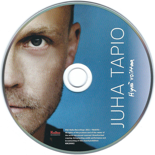 Juha Tapio – Hyvä Voittaa (2011, CD) - Discogs