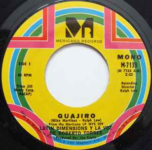 The Latin Dimension - Guajiro album cover