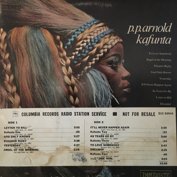 P.P. Arnold – Kafunta (1968, Terre Haute Pressing, Gatefold, Vinyl