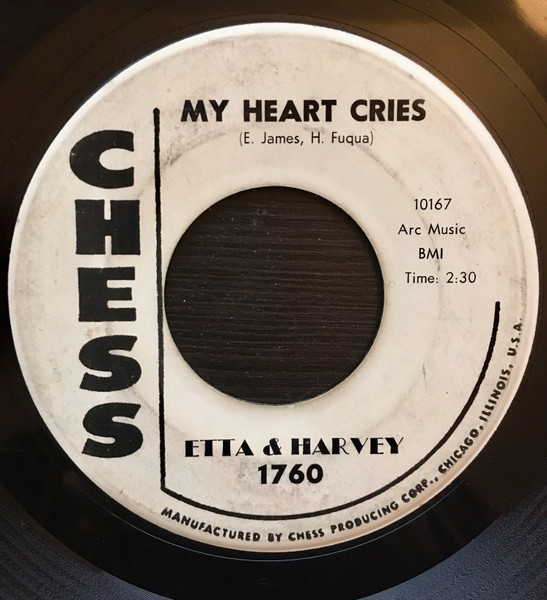 Etta & Harvey – If I Can't Have You / My Heart Cries (1959, Vinyl) - Discogs