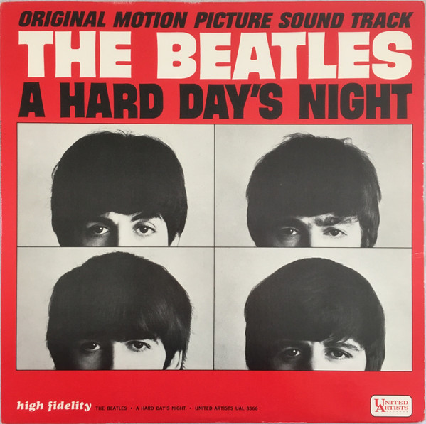 初回UK MONO☆BEATLES/A HARD DAY'S NIGHT-