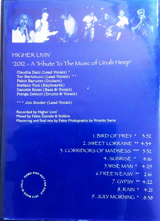 descargar álbum Higher Livin' - 2012 A Tribute To The Music Of Uriah Heep