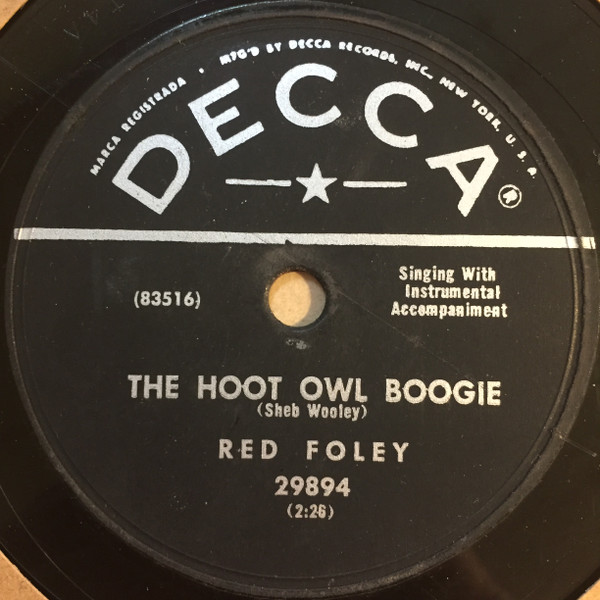 lataa albumi Red Foley - The Hoot Owl Boogie