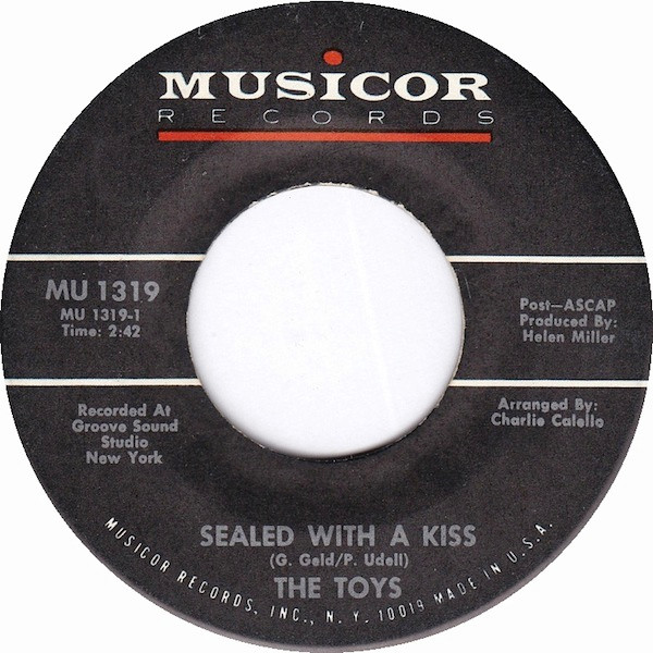 The Toys – Sealed With A Kiss (1968, Vinyl) - Discogs