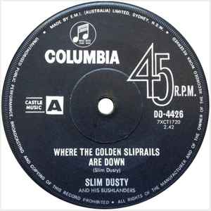 Slim Dusty - Where The Golden Sliprails Are Down album cover