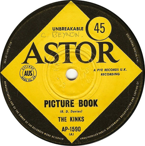 The Kinks – Picture Book (1969, Vinyl) - Discogs