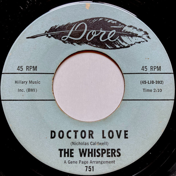 The Whispers – Doctor Love / Lonely Avenue (1965, Vinyl) - Discogs