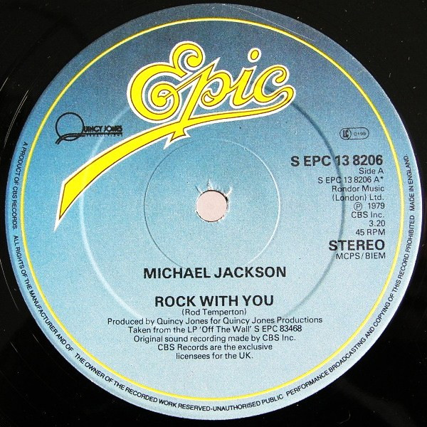 michael jackson- rock with you-single de vinilo - Compra venta en  todocoleccion
