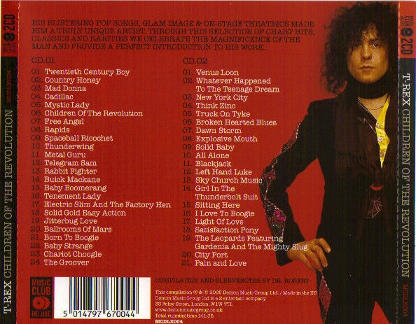 baixar álbum TRex - Children Of The Revolution An Introduction To Marc Bolan