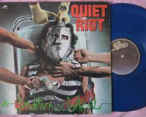 Quiet Riot – Condition Critical (1984, Blue Transparent, Vinyl