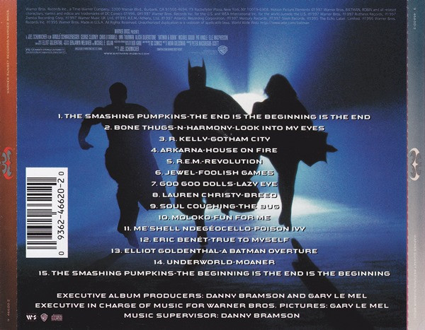 Album herunterladen Various - Batman Robin Music From And Inspired By The Motion Picture