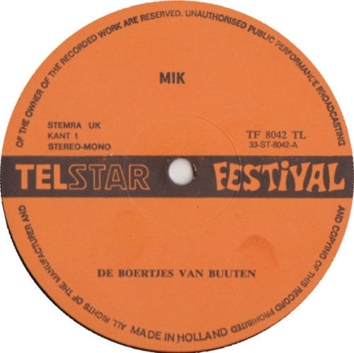 descargar álbum De Boertjes van Buuten - Mik