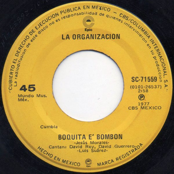 lataa albumi La Organizacion - Boquita E Bombon