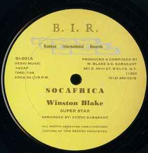 Winston Blake - Socafrica album cover