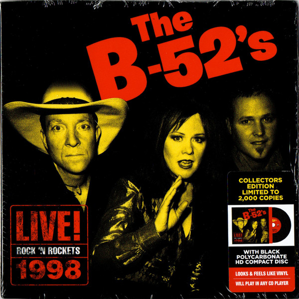 The B-52's – Live! Rock 'N Rockets 1998 (2018, Yellow, Vinyl