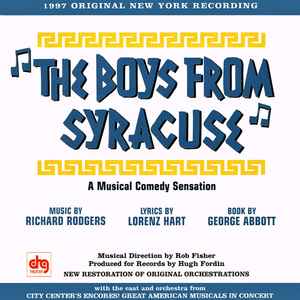 Richard Rodgers - The Boys From Syracuse (1997 Original New York Recording) album cover