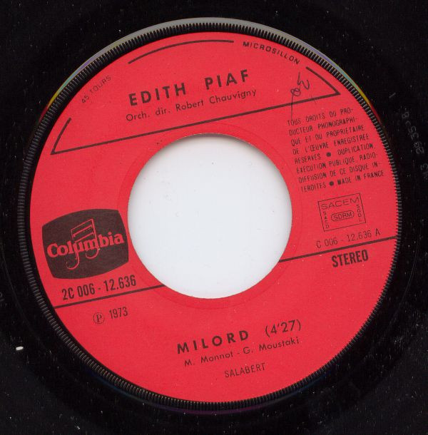 baixar álbum Edith Piaf - Milord Mon Dieu