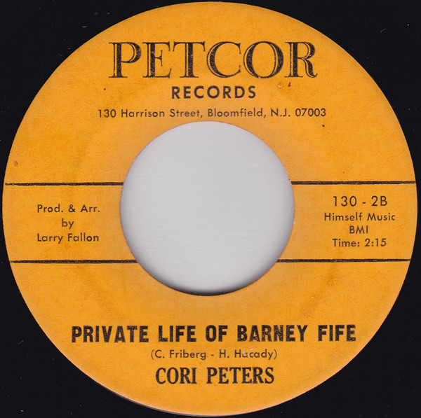baixar álbum Cori Peters - Dear John Private Life Of Barney Fife