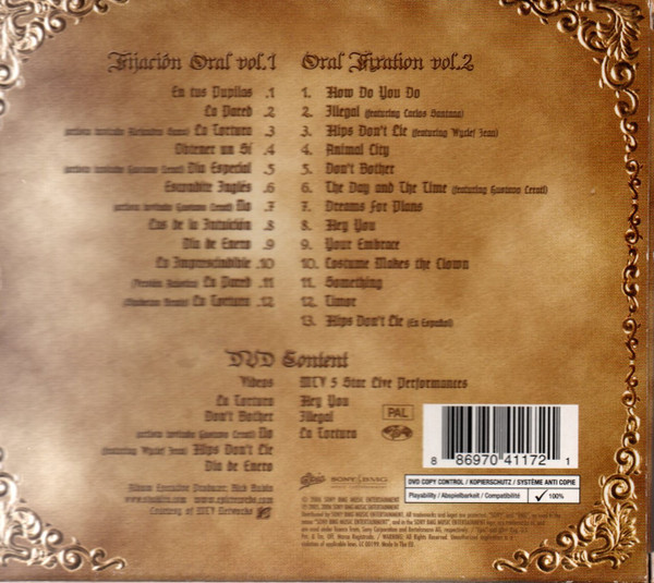 Album herunterladen Shakira - Oral Fixation Volumes 1 2