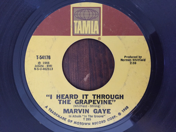 Marvin Gaye - I Heard It Through The Grapevine | Releases | Discogs