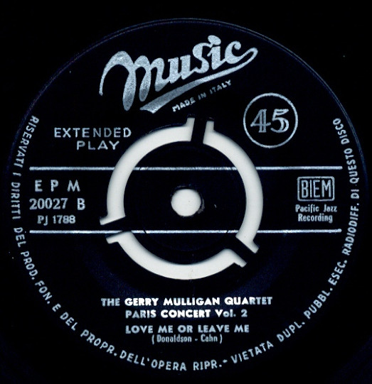 lataa albumi The Gerry Mulligan Quartet - 2 Paris Concert