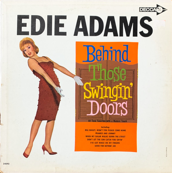 Edie Adams - Behind Those Swingin' Doors | Releases | Discogs