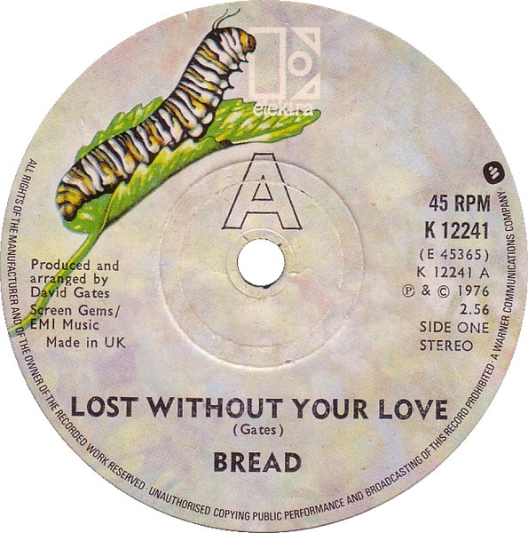 Bread – Lost Without Your Love Lyrics