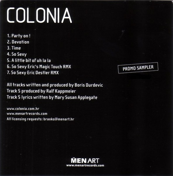 Album herunterladen Colonia - Promo Sampler