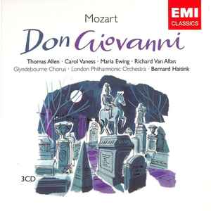 Wolfgang Amadeus Mozart - Don Giovanni album cover