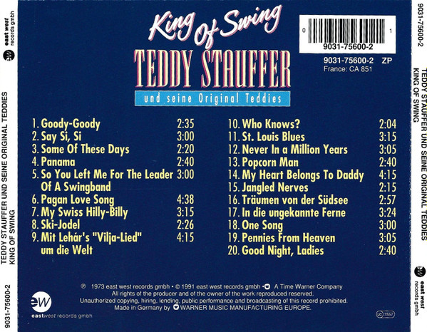 Album herunterladen Teddy Stauffer Und Seine Original Teddies - King Of Swing