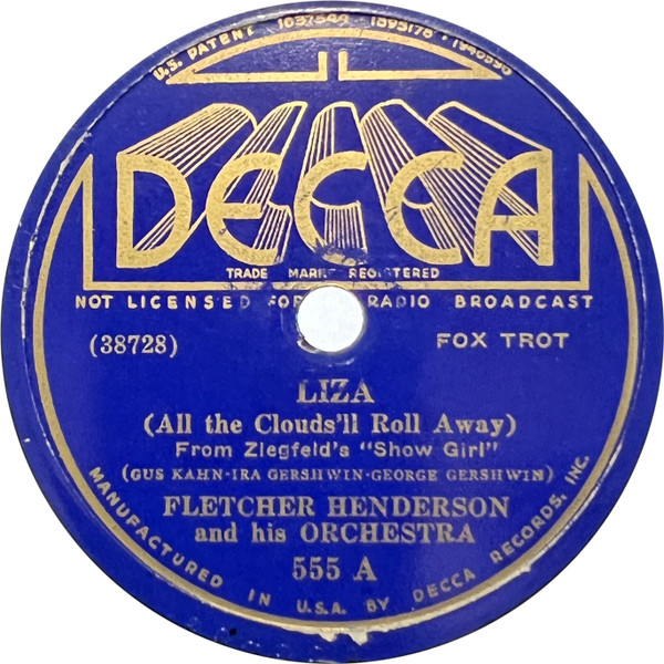 Fletcher Henderson And His Orchestra - Liza / Hotter Than 'Ell 