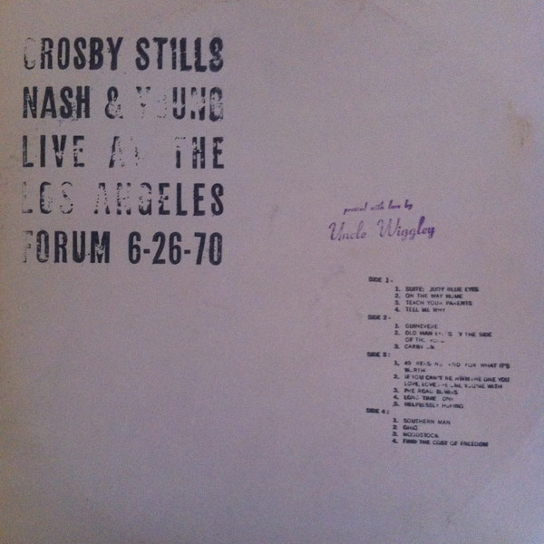 Crosby, Stills, Nash & Young – Live At The Los Angeles Forum 6-26