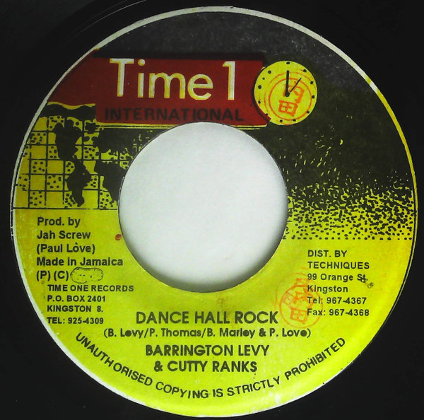 Barrington Levy & Cutty Ranks – Dance Hall Rock (Vinyl) - Discogs