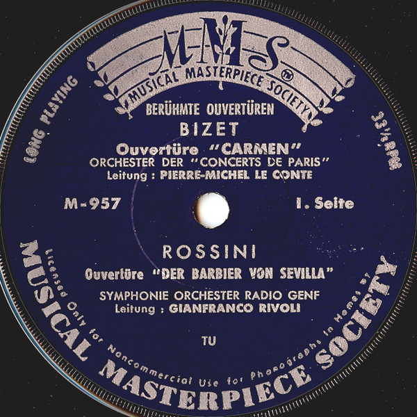Album herunterladen Bizet Verdi Mozart Rossini - Berühmte Ouvertüren