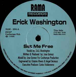 Erick Washington - Set Me Free album cover