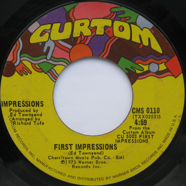 Impressions – First Impressions (1975, Vinyl) - Discogs